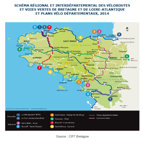 Schéma régional et interdépartemental des véloroutes et voies vertes